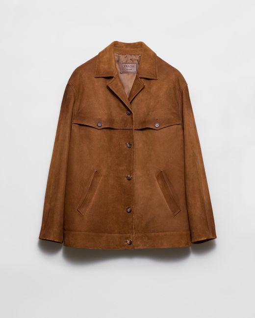 Prada Brown Suede Jacket