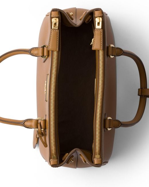 Borsa Galleria Medium di Prada in Brown