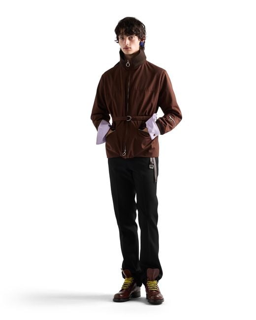 Prada Purple Cotton Shirt for men