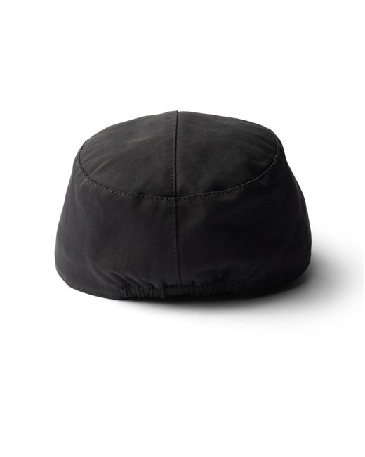 Prada White Cotton Baseball Cap for men
