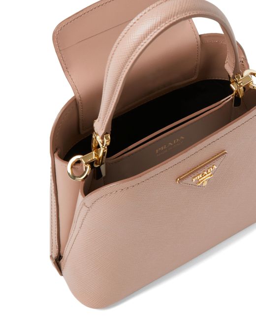 Prada Pink Matinée Small Saffiano Leather Bag