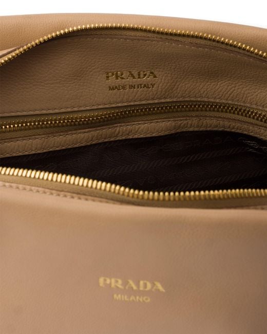 Prada White Ouvert Large Leather Tote Bag