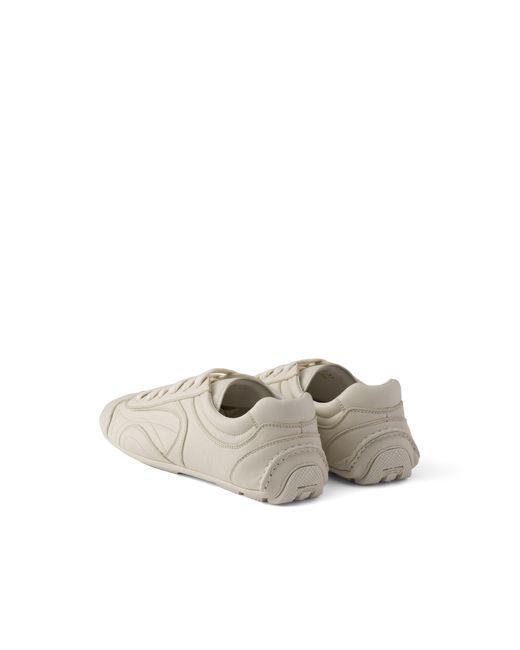 Prada White Montecarlo Re-Edition 2005 Nappa Leather Sneakers
