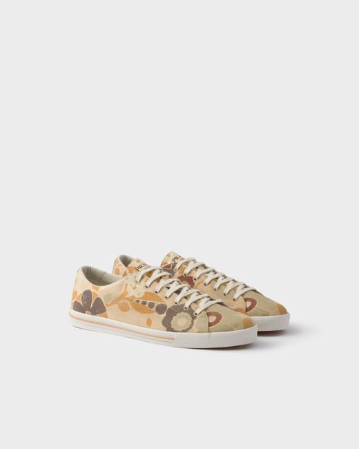 Baskets Fleuries À Lacets Prada pour homme en coloris Natural