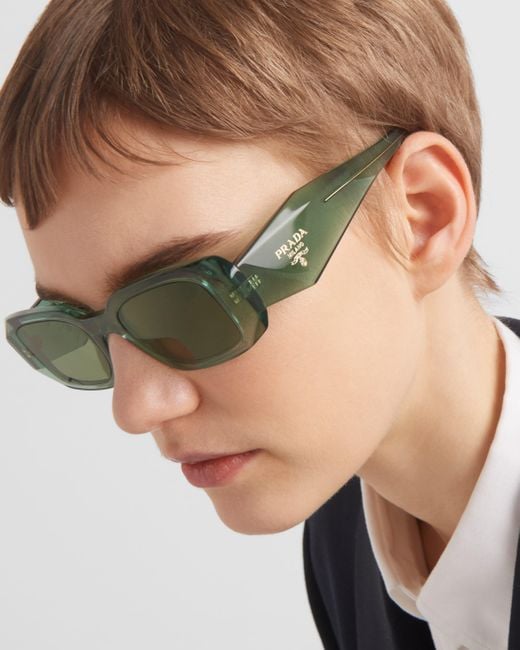 Prada Green Symbole Sonnenbrille