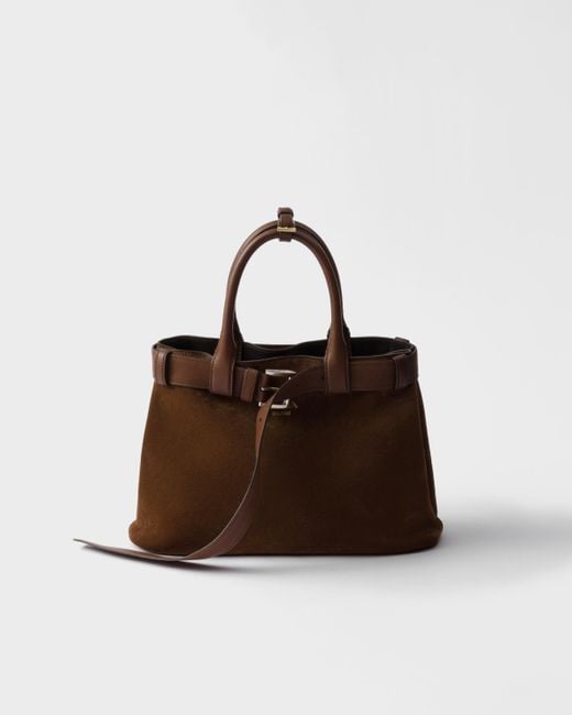 BORSA A MANO di Prada in Brown
