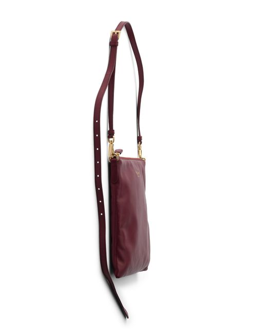 Prada Purple Nappa Leather Mini Shoulder Bag