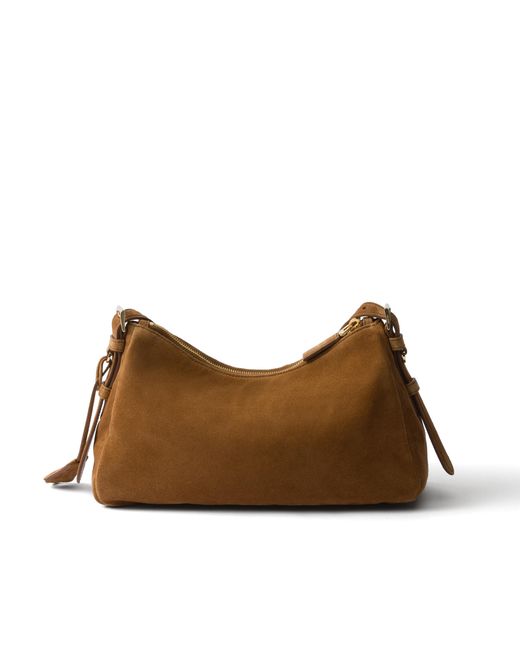 Borsa Aimee Large di Prada in Brown