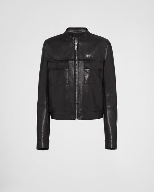 Prada Black Leather Jacket