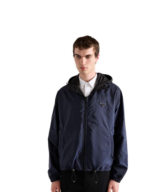 Prada Black Reversible Re-Nylon Jacket for men