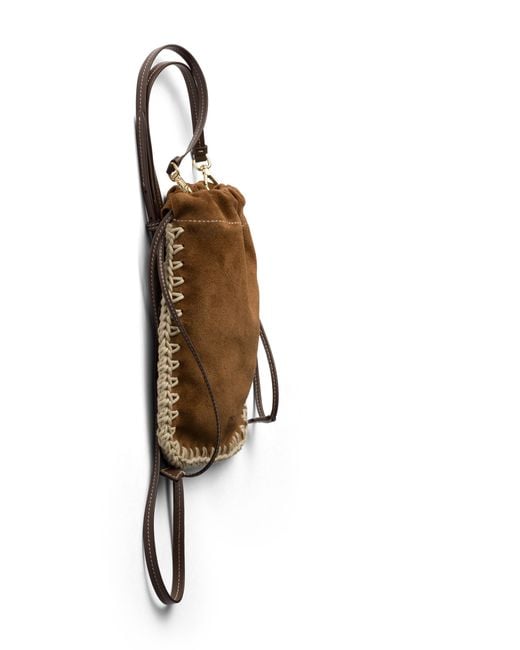 Prada Brown Suede Smartphone Case