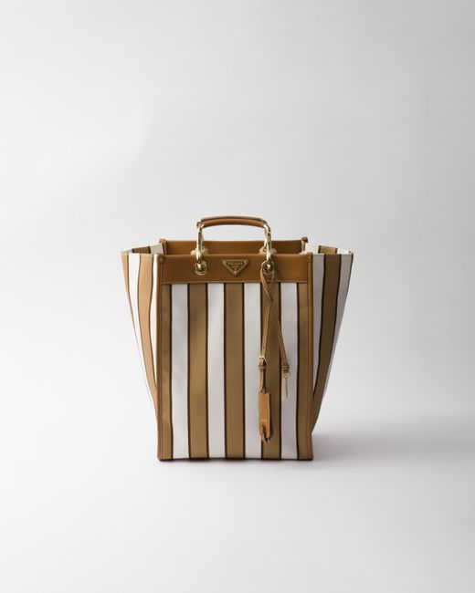 Borsa Shopping Large di Prada in White