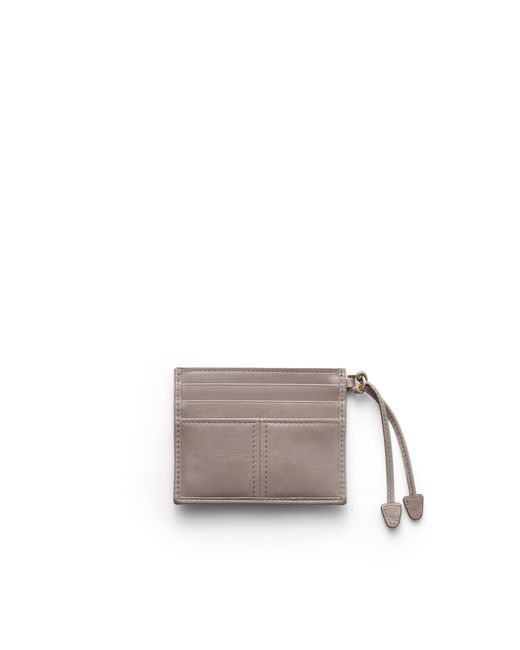 Prada White Leather Card Holder
