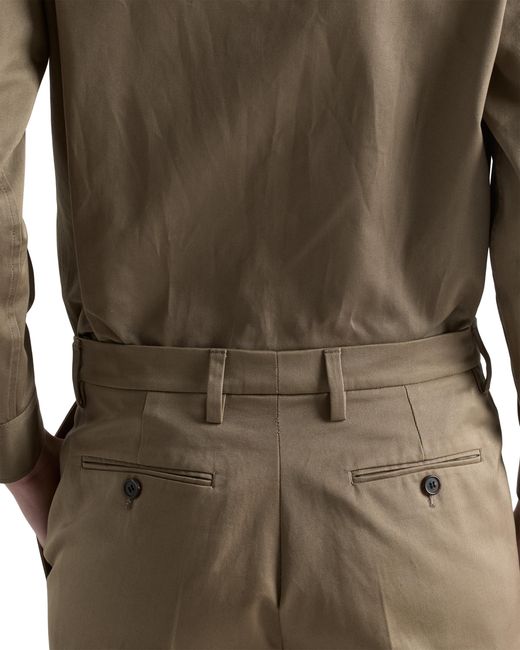 Prada Natural Chino Pants, Clay