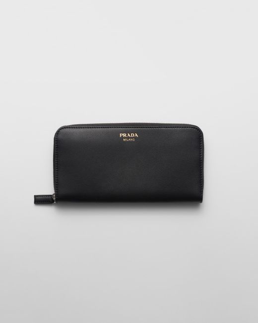 Prada Black Leather Wallet for men