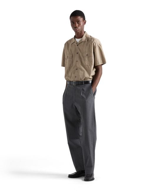 Prada Natural Cotton Blend Shirt for men
