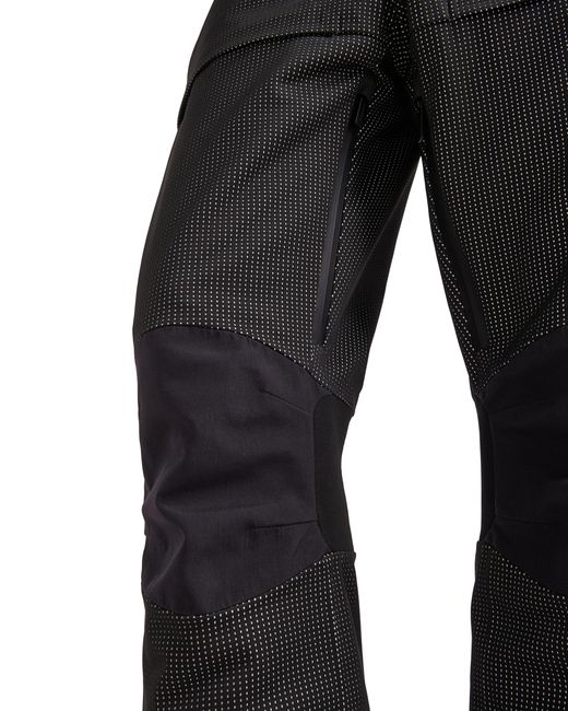 Prada Gray Reflective Fabric Ski Pants for men