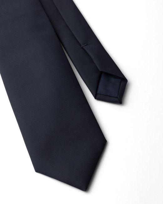 Prada Blue Re-Nylon Tie for men