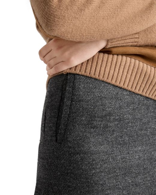 Prada Black Rush Stitch Skirt