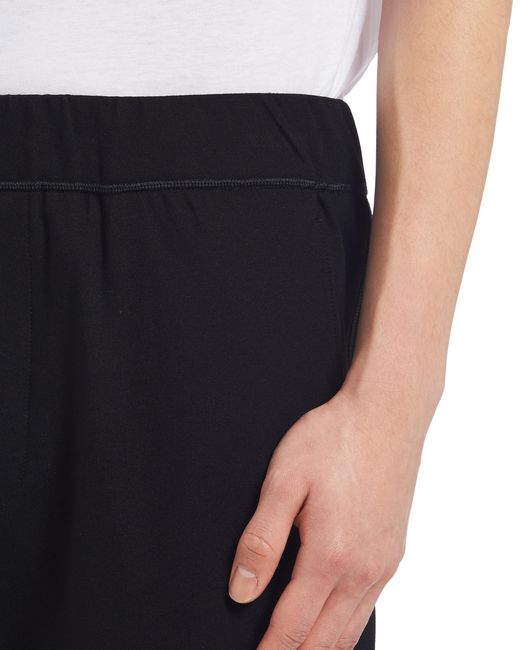 Prada Black Technical Fleece Pants for men