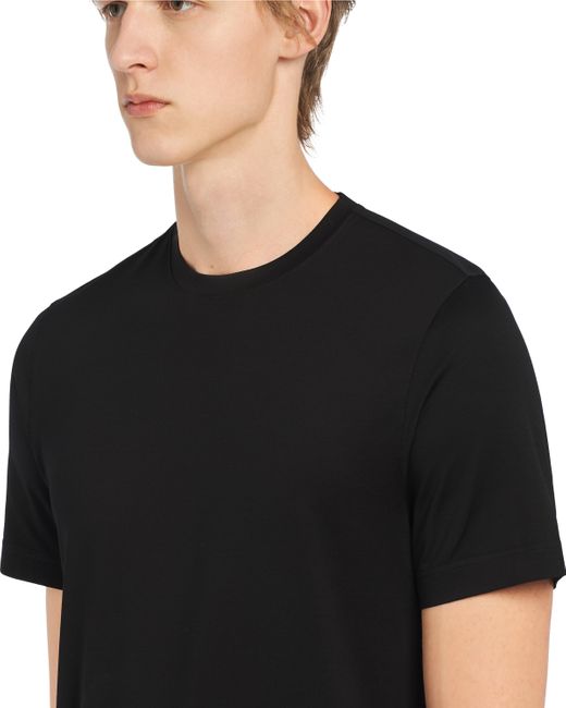 T-Shirt di Prada in Black da Uomo