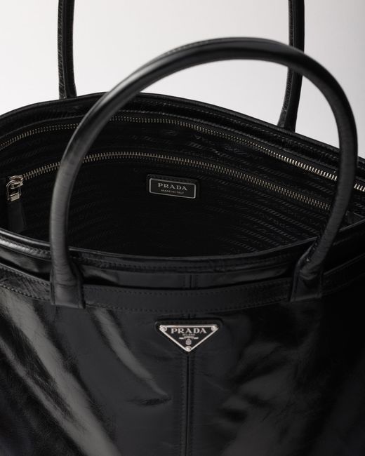 Borsa Shopping Bonnie di Prada in Black da Uomo