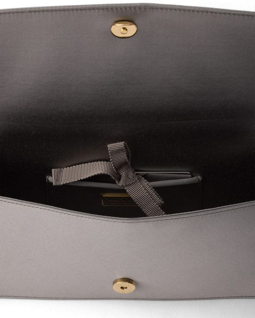 Prada White Satin Mini Shoulder Bag