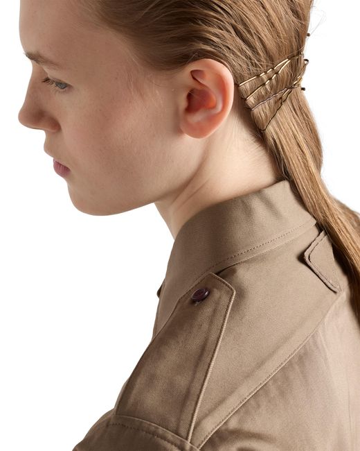 Prada Natural Chino Shirt, Clay