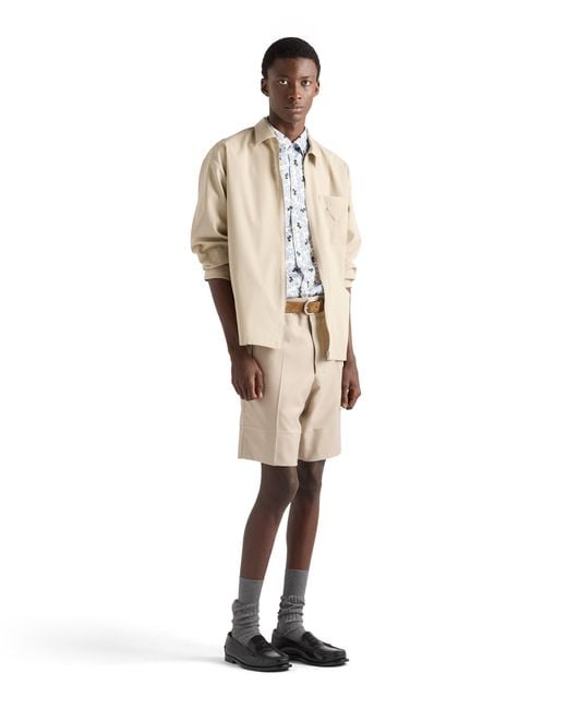 Prada Natural Cotton Shirt for men