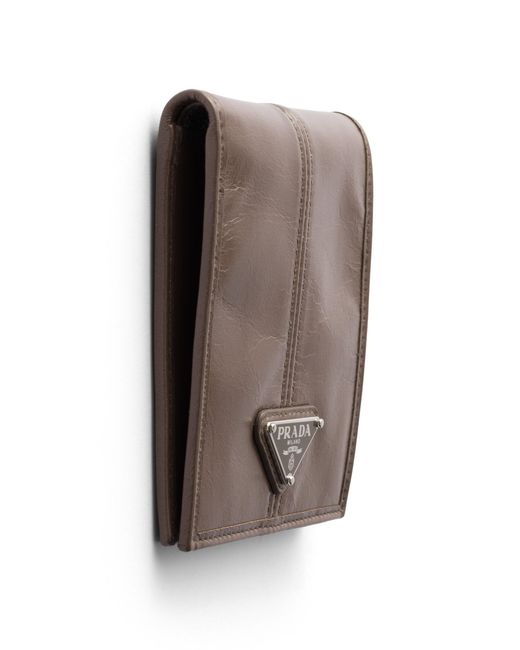 Prada Brown Leather Wallet for men