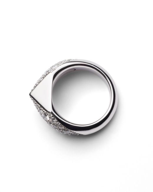 Prada White Eternal Ring