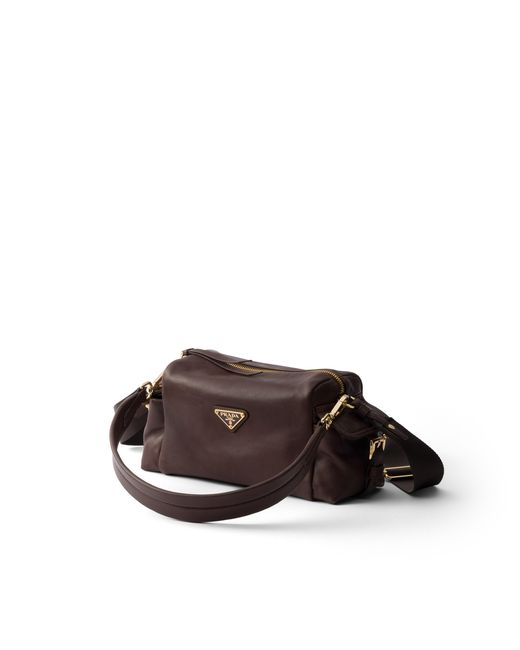 Borsa Explore Small di Prada in Brown