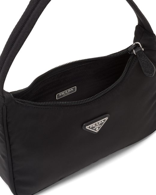 Minibolso De Re-Nylon Re-Edition 2000 Prada de color Black
