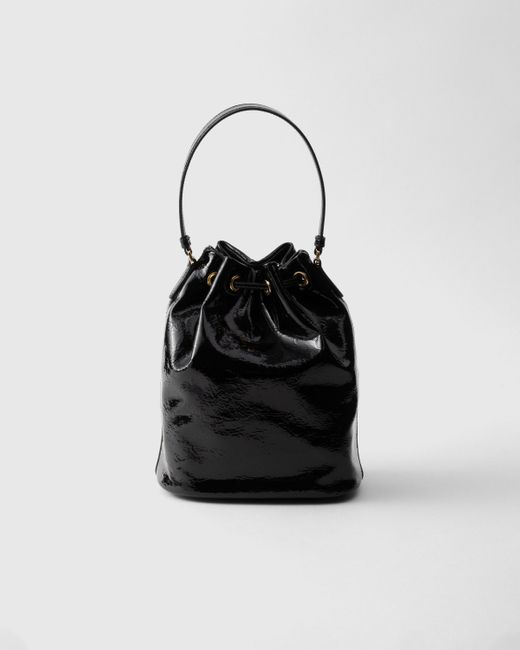 【関税&送料込】Prada Prada Duet Bucket Bag In Naplak Prada Duet Naplak Patent Leather Bucket Bag | Saks Fifth Avenue