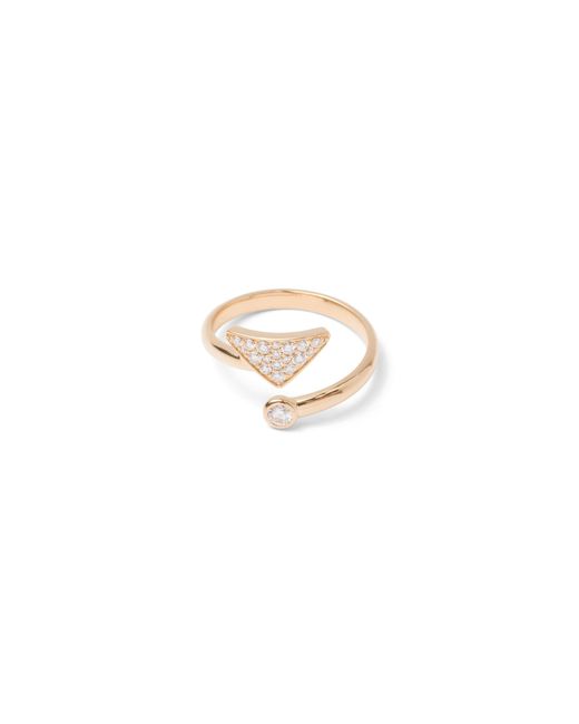 Prada White Eternal Contrarié Ring