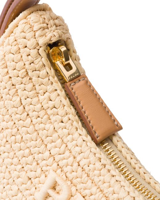 Borsa A Spalla Arqué di Prada in White