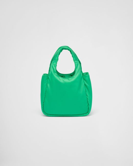 Prada Green Soft Padded Re-nylon Mini-bag