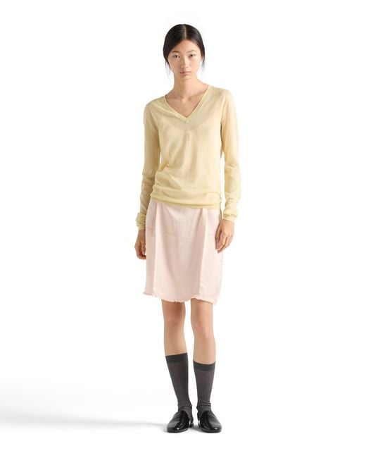 Prada Pink Old Satin Slip Dress, Peach