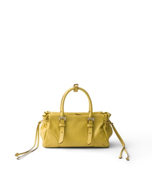 Prada Metallic Bonnie Small Leather Bag