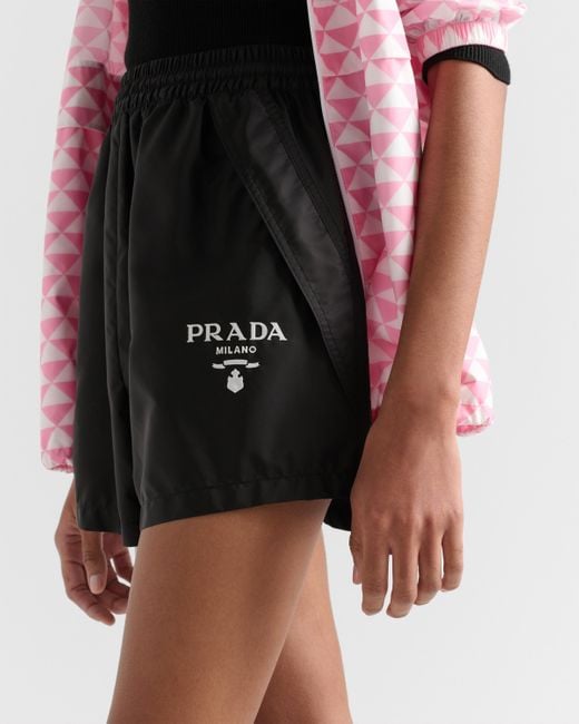 Shorts di Prada in Black