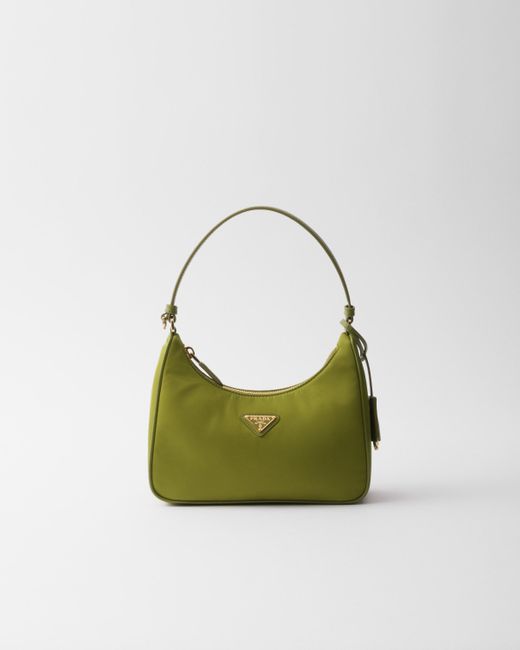 Mini Sac Re-Edition 2005 En Re-Nylon Prada en coloris Green