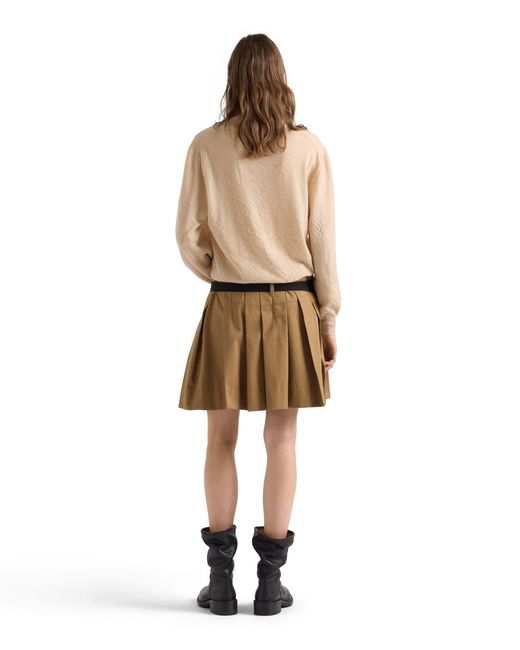 Prada Natural Cashmere Cardigan