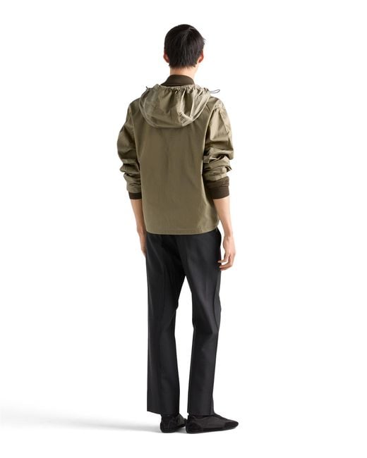 Prada Green Re-Nylon Jacket for men