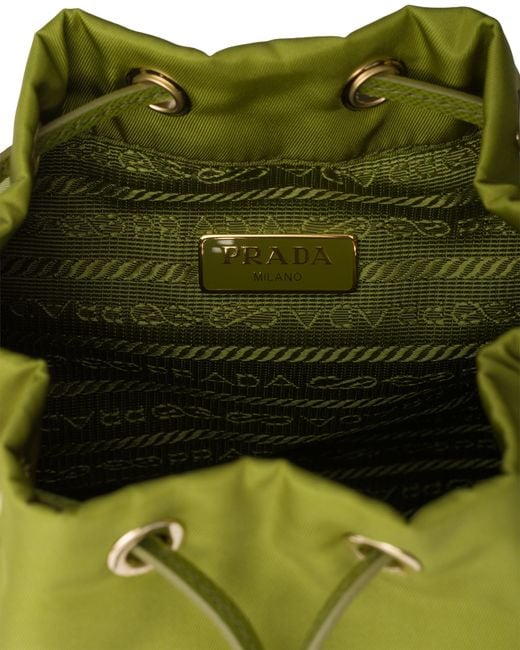 Prada Green Re-Nylon Pouch, Ivy