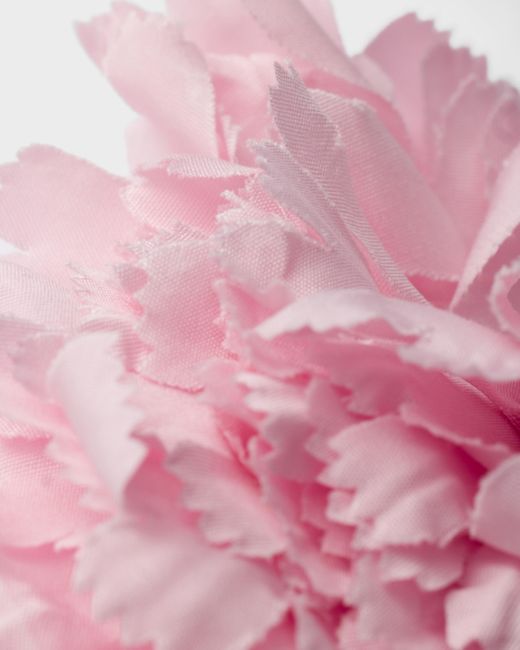 Prada Blumenbrosche Aus Metall Und Popeline in Pink für Herren