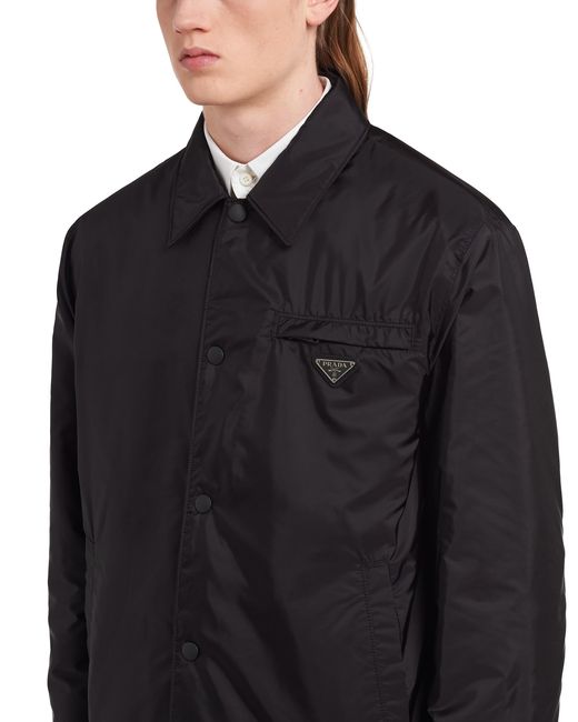 Prada Black Re-Nylon Blouson Jacket for men