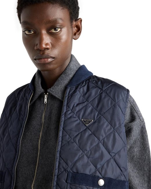 Prada Blue Re-Nylon Vest