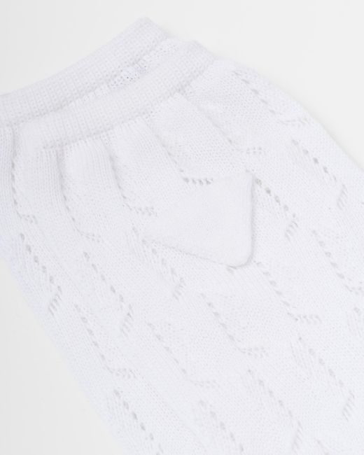 Prada White Cotton Socks