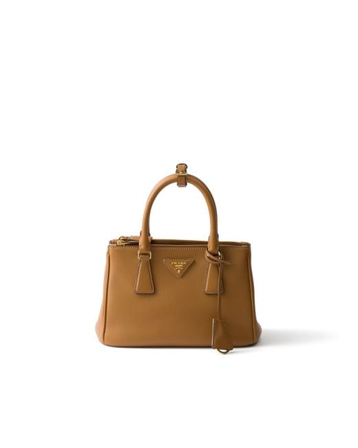 Borsa Galleria Small di Prada in Metallic