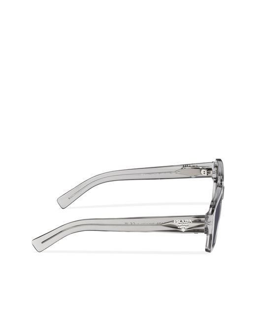 Prada Blue Sunglasses With Logo for men